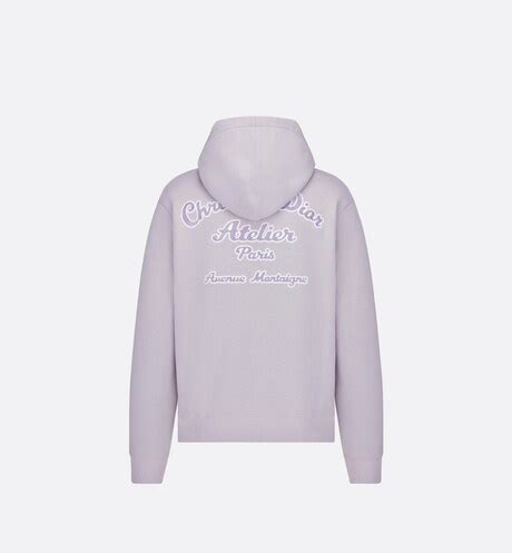 dior atelier mauve|Christian Dior Atelier Hooded Sweatshirt Mauve Organic Cotton .